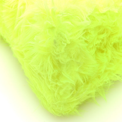 Balenciaga Faux Fur Medium Fluffy Hourglass Top Handle Bag Fluo Yellow 9 of 9