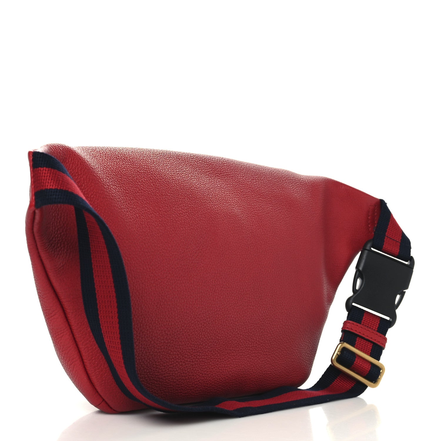 Gucci Grained Calfskin Logo Belt Bag Hibiscus Red 3 of 10