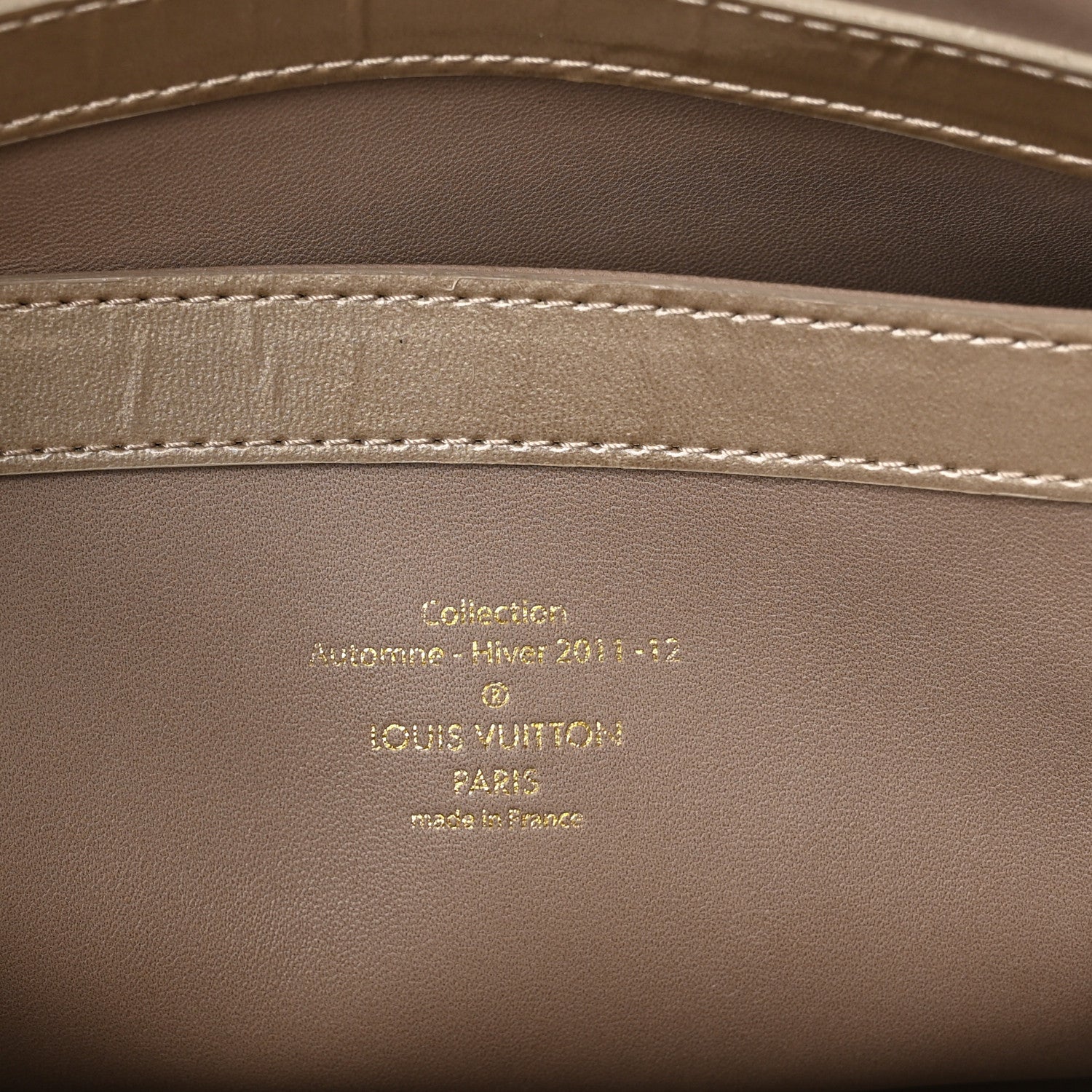 Louis Vuitton Patent Lambskin Fascination Lockit Gris 6 of 12