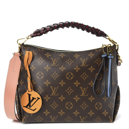 Louis Vuitton Monogram Beaubourg Hobo Mini Bordeaux Red Peach Safran Blue Jean Blue 1 of 9