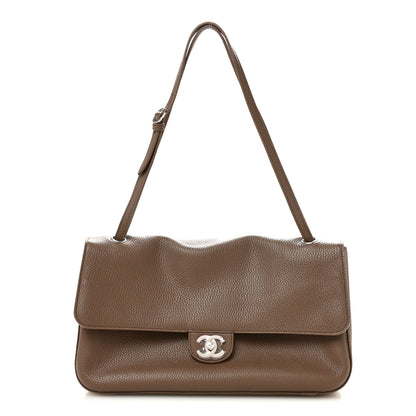 Chanel Grained Calfskin Small Souplissimo Maxi Flap Light Brown 1 of 10
