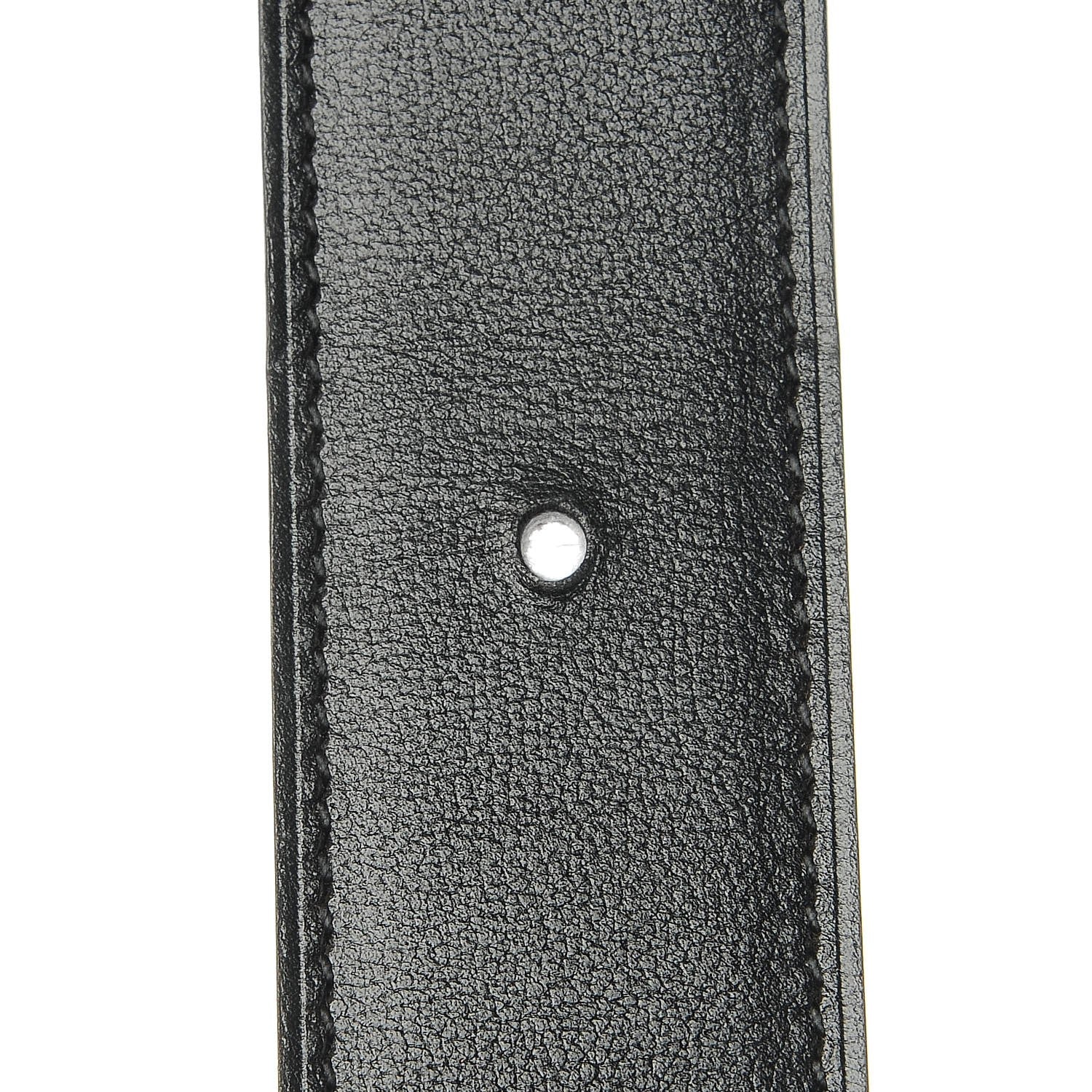 Hermes Box Togo 32mm H Belt 90 Black Gold 8 of 9
