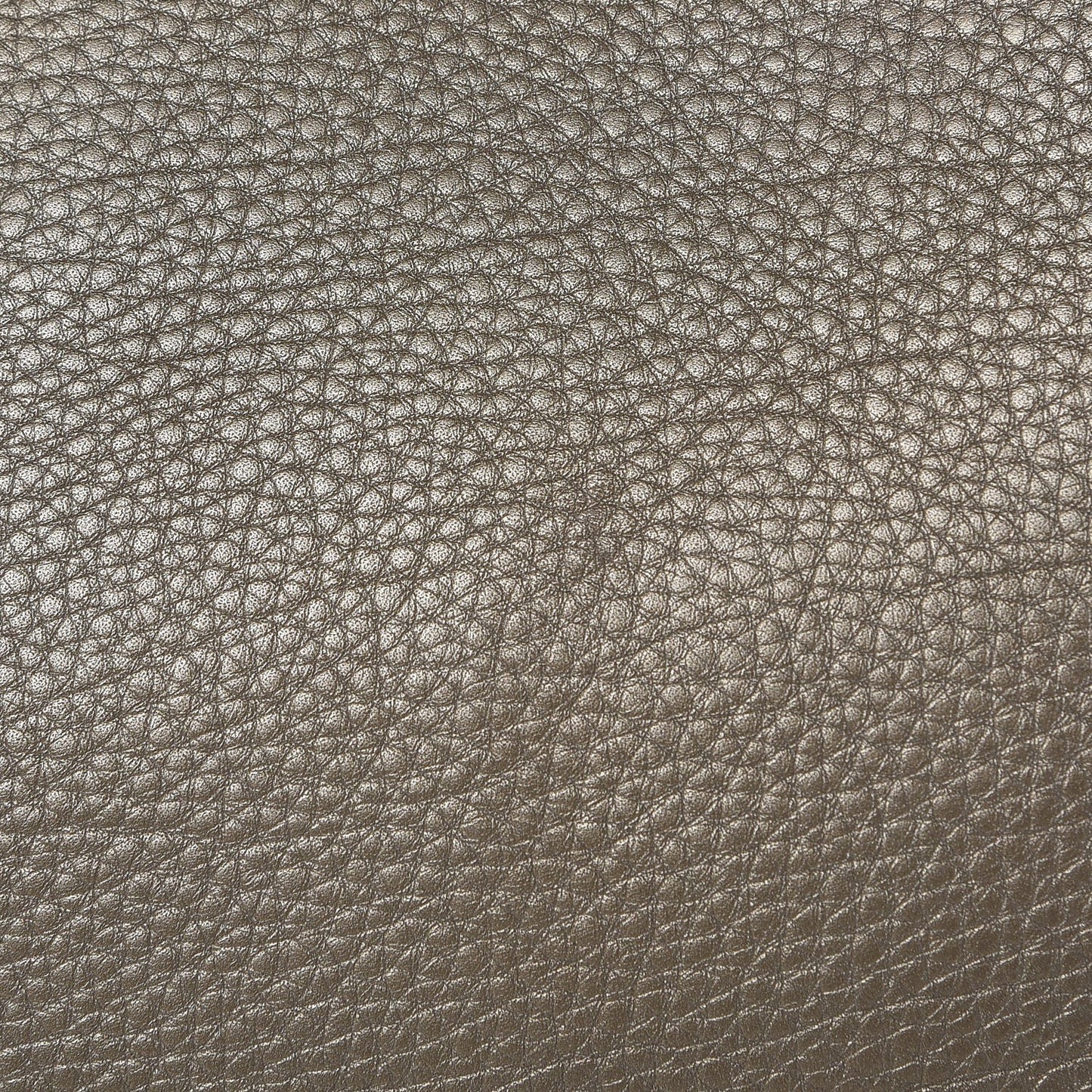 Metallic Pebbled Calfskin Large Bamboo Shopper Tote Golden Beige
