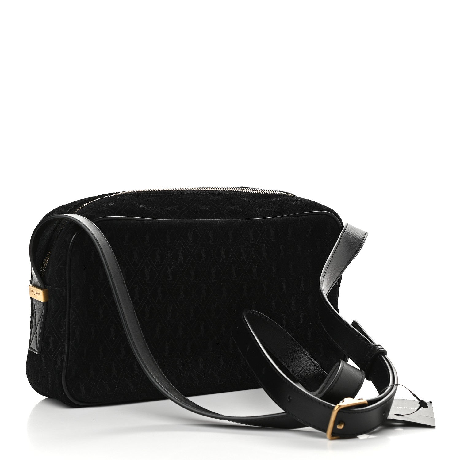 Saint Laurent Monogram All Over Camera Bag Black 3 of 8