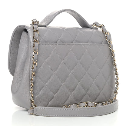 Chanel Caviar Quilted Medium Business Affinity Flap Grey 2 of 4