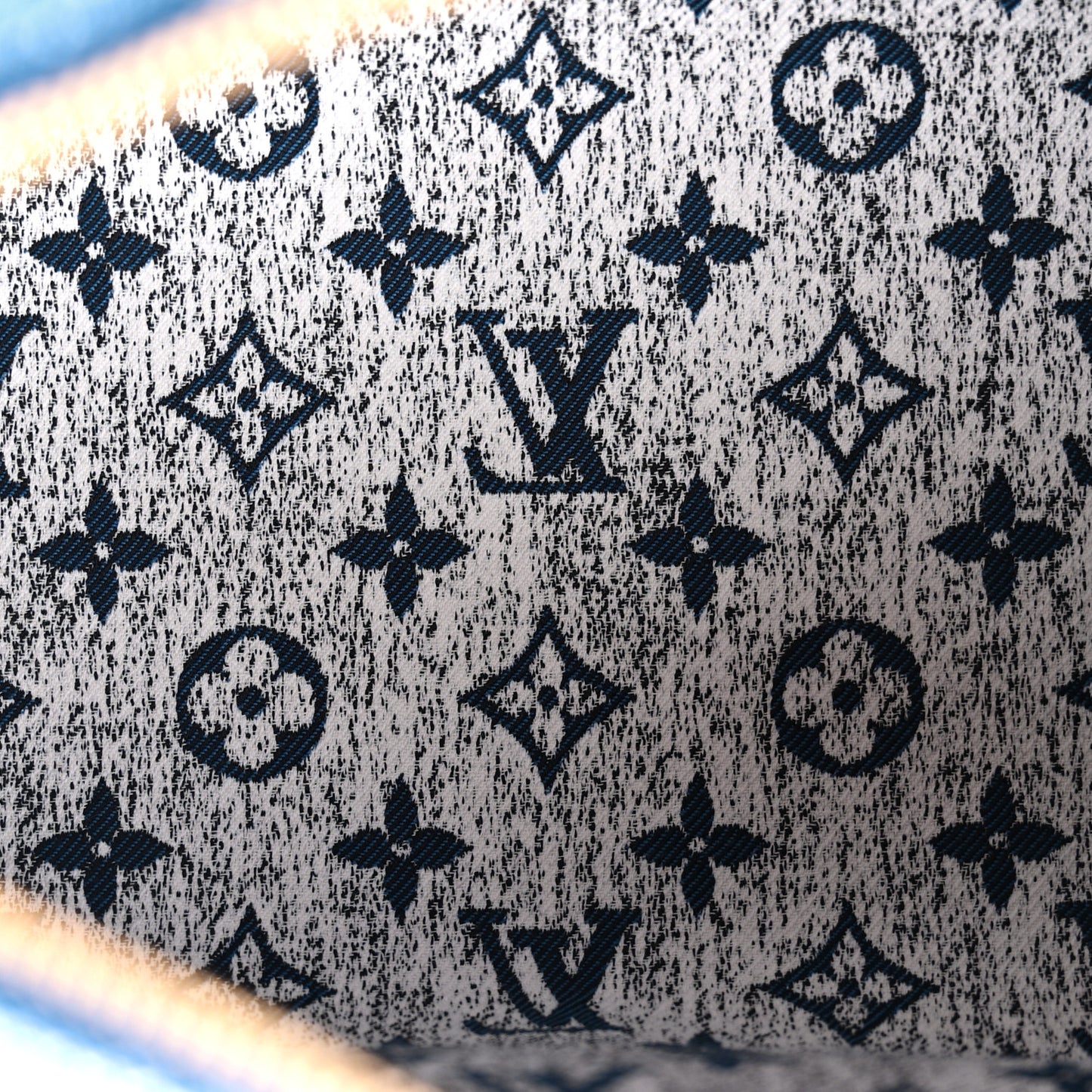 Monogram Jacquard Denim Speedy Bandouliere 25 Bleu