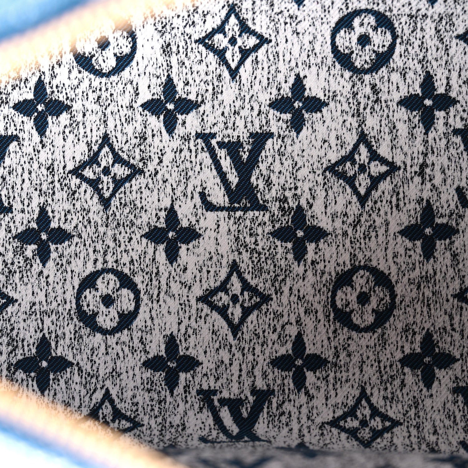 Louis Vuitton Monogram Jacquard Denim Speedy Bandouliere 25 Bleu 5 of 9