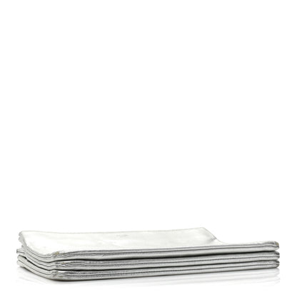 Celine Metallic Lambskin Large Trio Crossbody Bag Silver 4 of 17