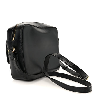Gucci Textured Calfskin Small Horsebit 1955 Shoulder Bag Black 3 of 11