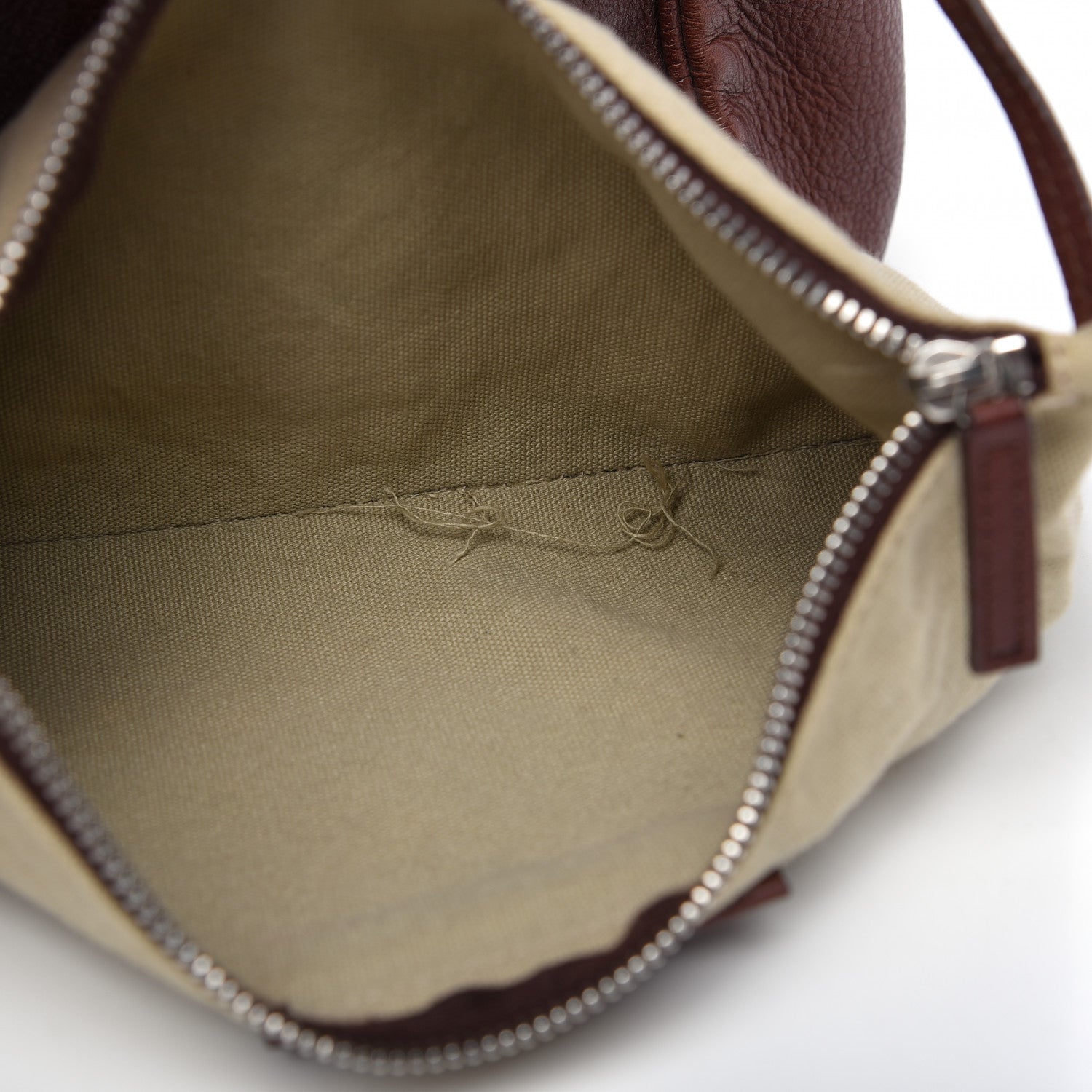 Saint Laurent Calfskin Charms Tote Bag Brown 9 of 9