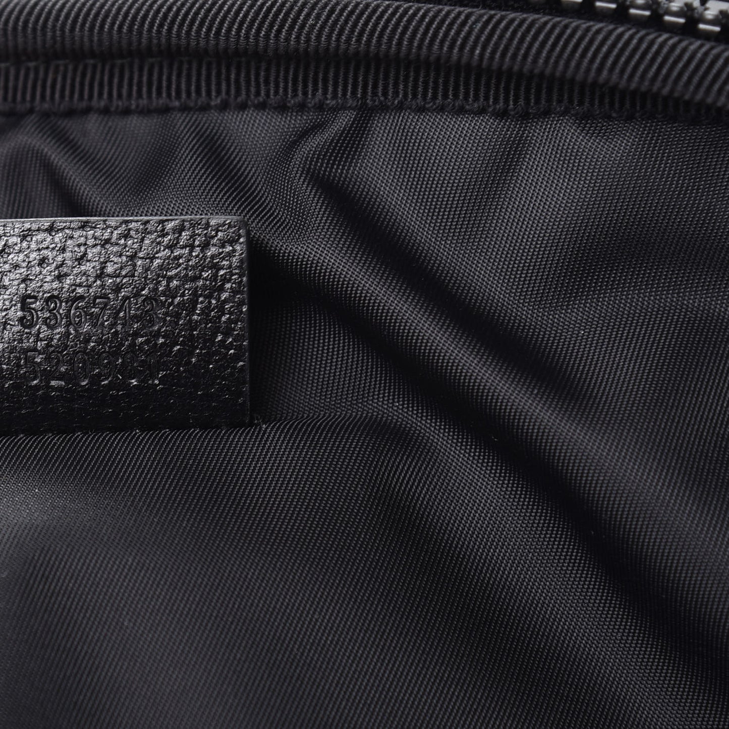 Nylon Twill 80s Logo Patch Backpack Black