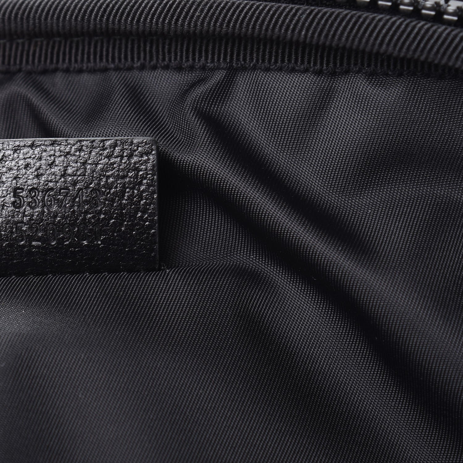 Gucci Nylon Twill 80s Logo Patch Backpack Black 6 of 9