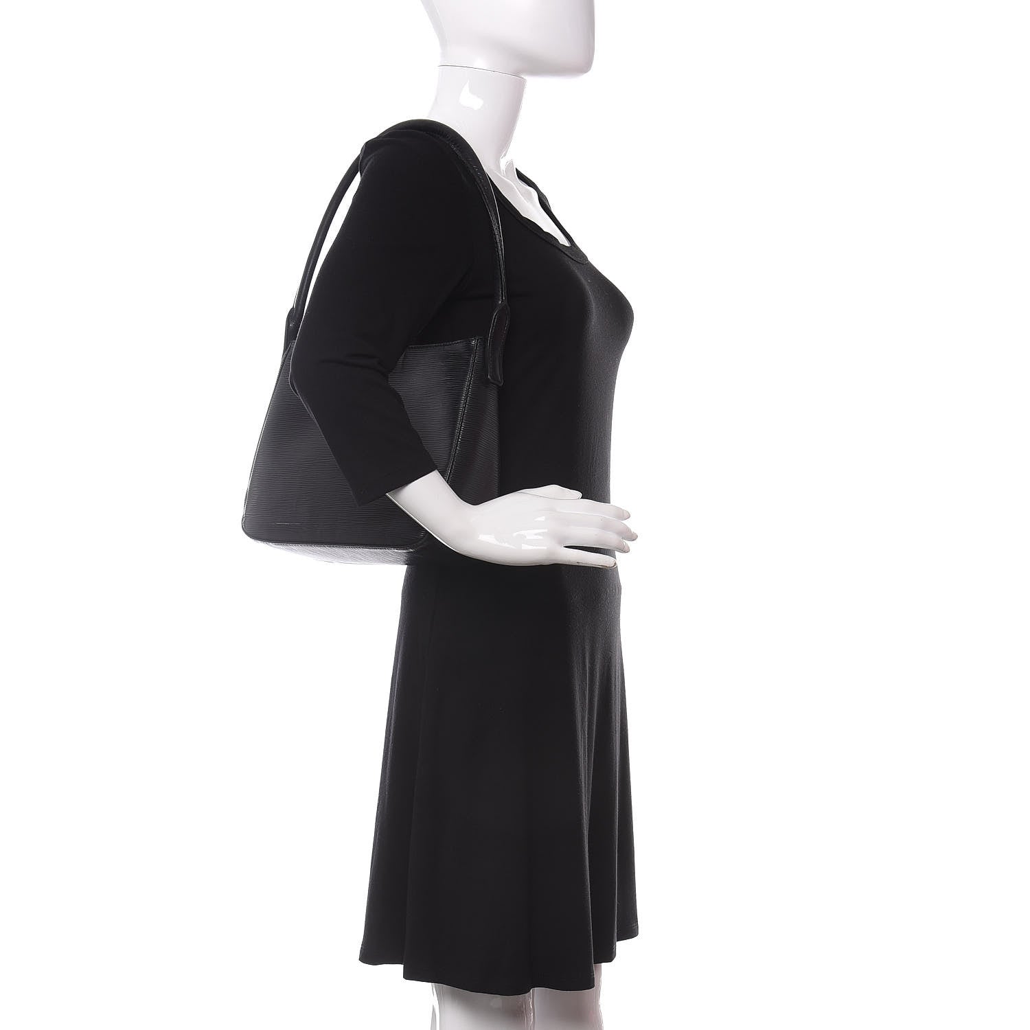 Louis Vuitton Epi Looping MM Black 2 of 11