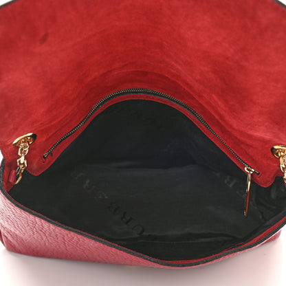 Burberry Signature Grain Large Mildenhall Shoulder Bag Red 5 of 8