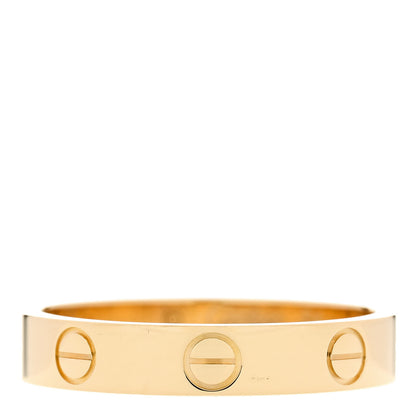 Cartier 18K Yellow Gold 3.5mm LOVE Wedding Band Ring 54 6.75 1 of 5