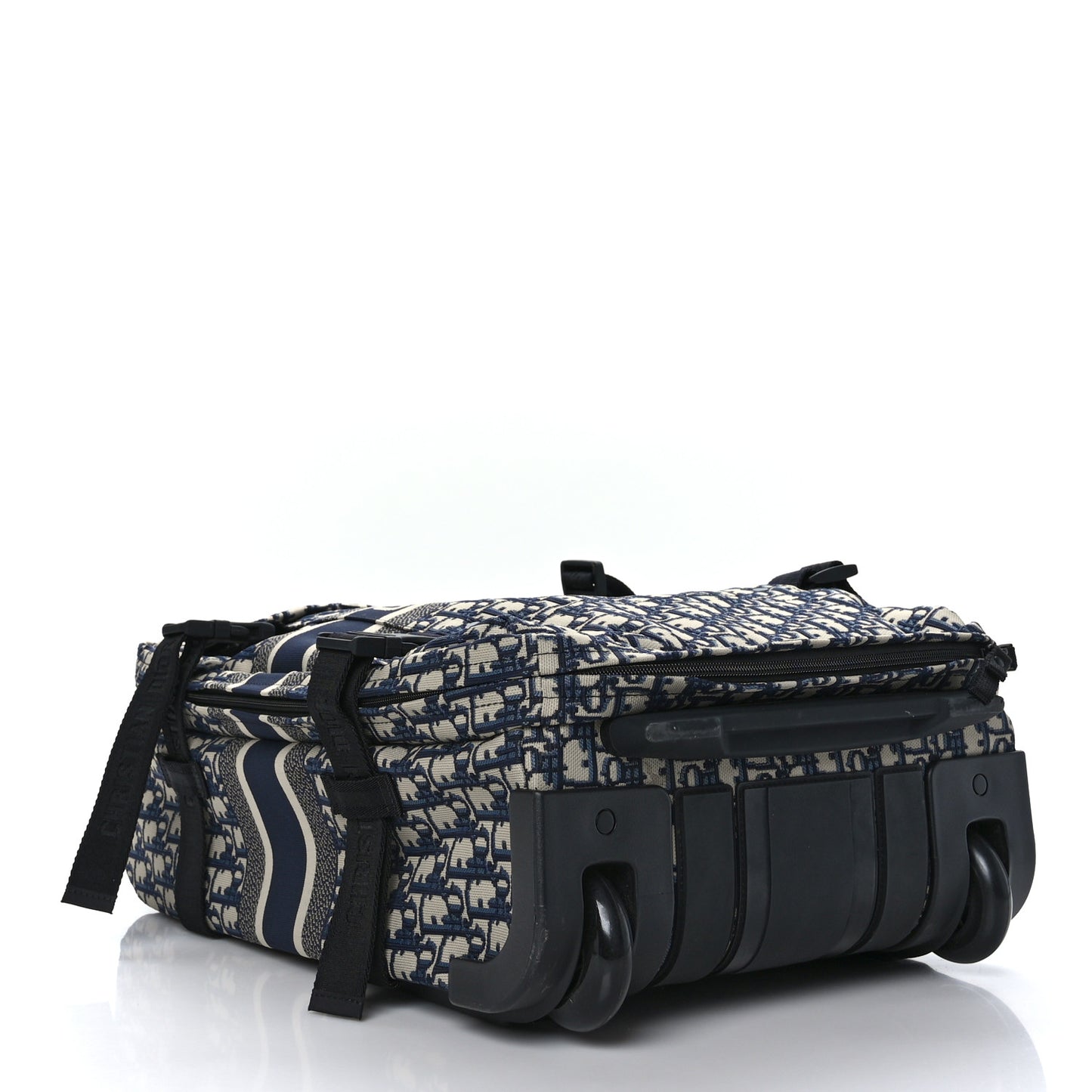 Oblique Small Diortravel Suitcase Blue