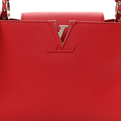 Louis Vuitton Taurillon Capucines BB Rubis 7 of 10