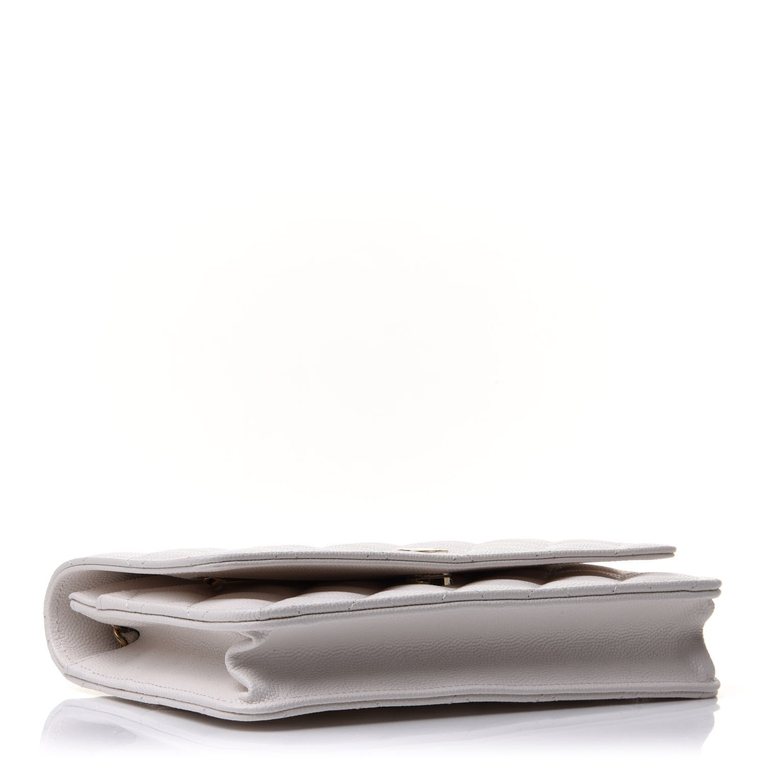 Chanel Caviar Quilted Wallet On Chain WOC White 4 of 12