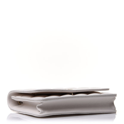 Chanel Caviar Quilted Wallet On Chain WOC White 4 of 12