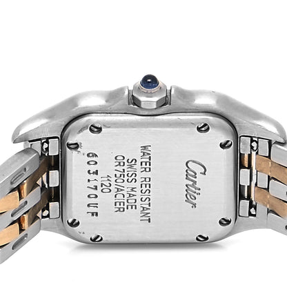 Cartier Stainless Steel 18K Yellow Gold 22mm Panthere Quartz Watch 4 of 4