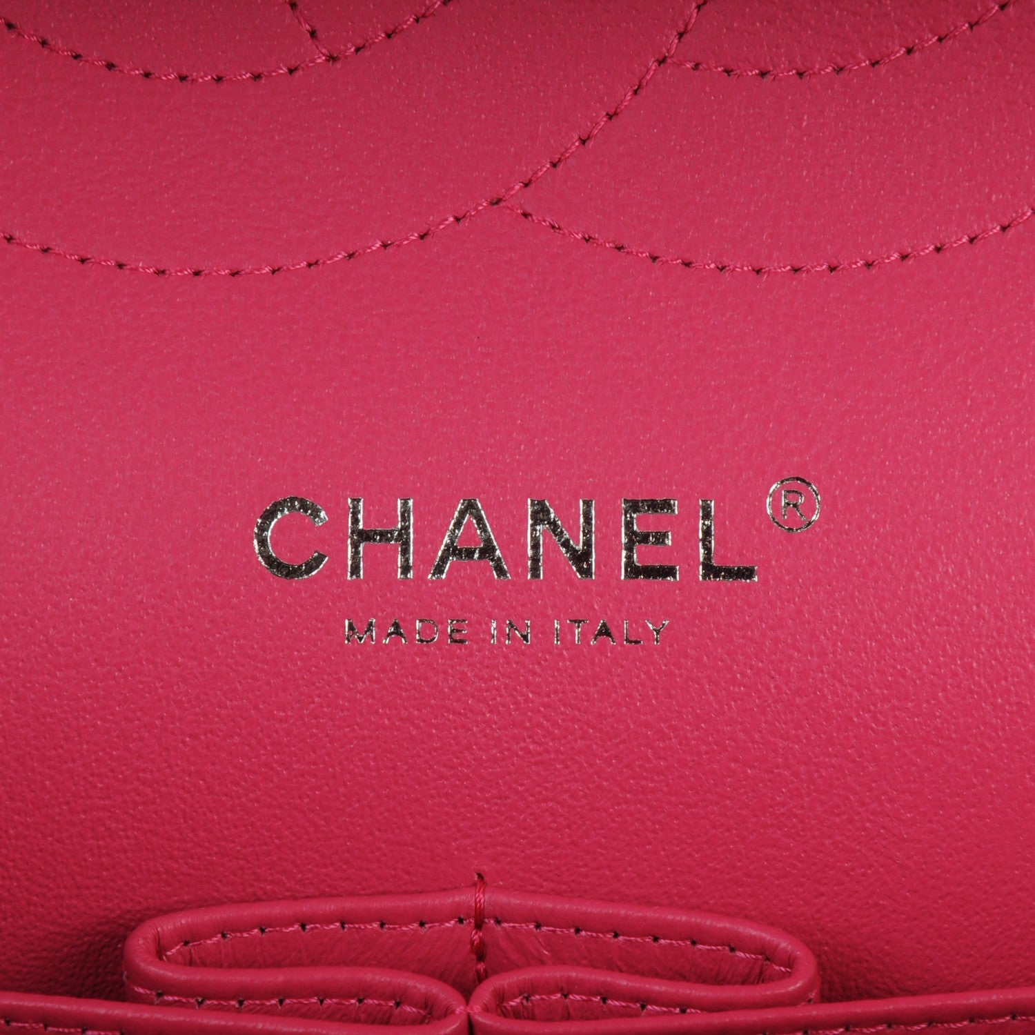 Chanel Lambskin Quilted Jumbo Double Flap Dark Pink 7 of 11