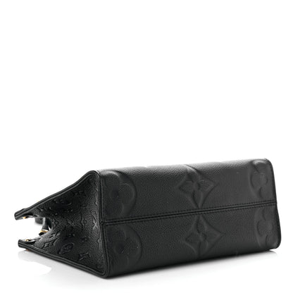 Louis Vuitton Empreinte Monogram Giant Onthego PM Black 4 of 10