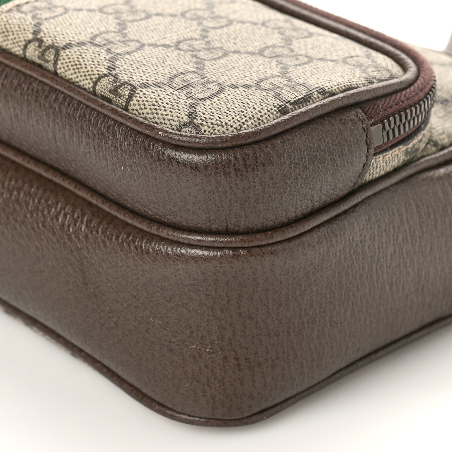 Gucci GG Supreme Monogram Calfskin Web Small Ophidia Messenger Bag Beige Ebony New Acero 8 of 8