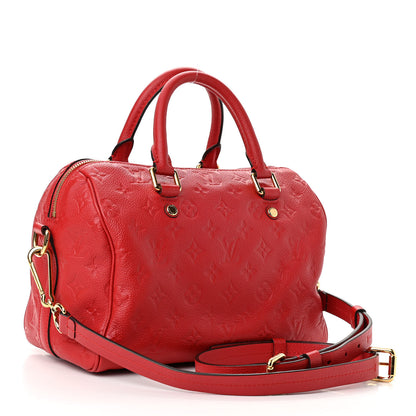 Louis Vuitton Empreinte Speedy Bandouliere 25 Cherry 3 of 10