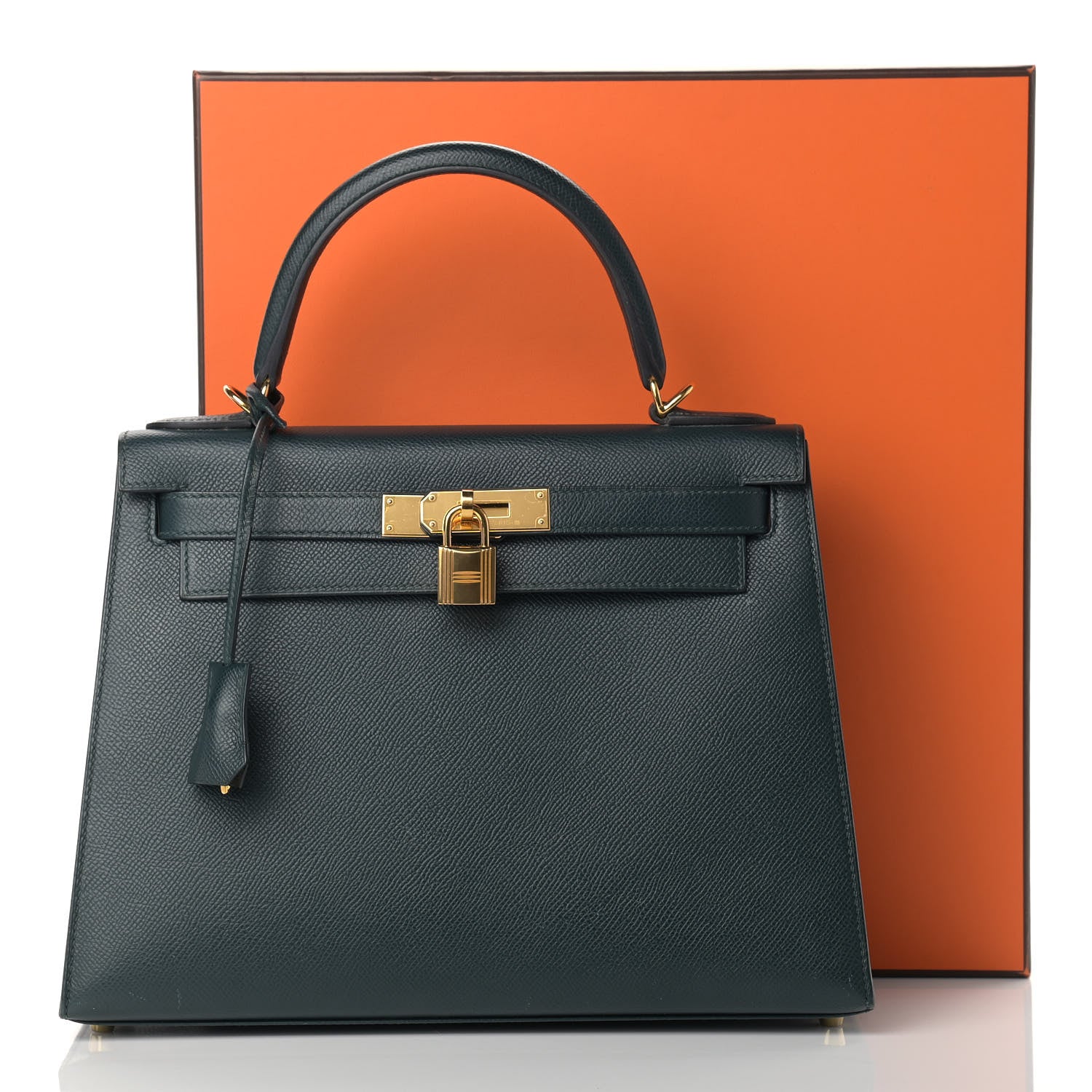 Hermes Epsom Kelly Sellier 28 Vert Cypress 16 of 16