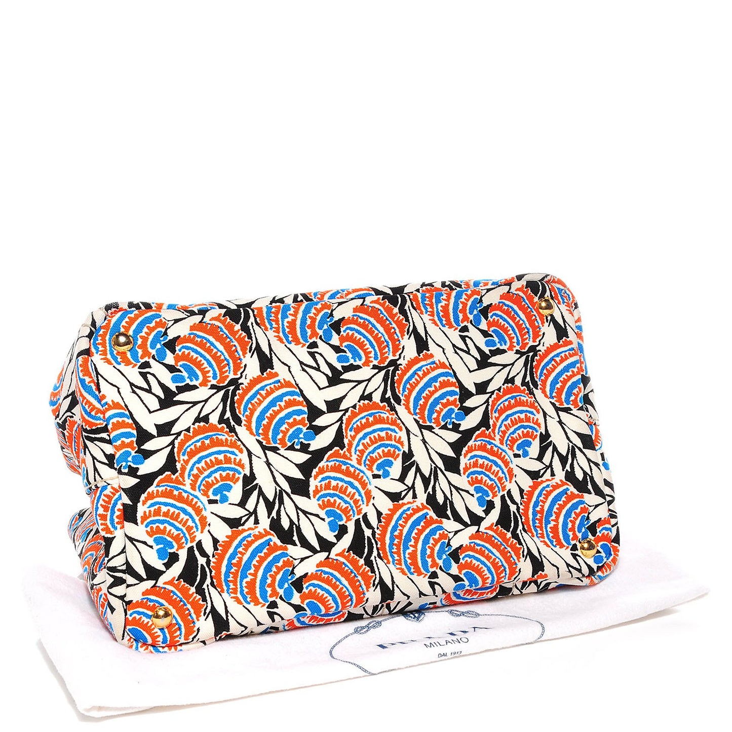 Canapa Stampata Tote Black Mimosa