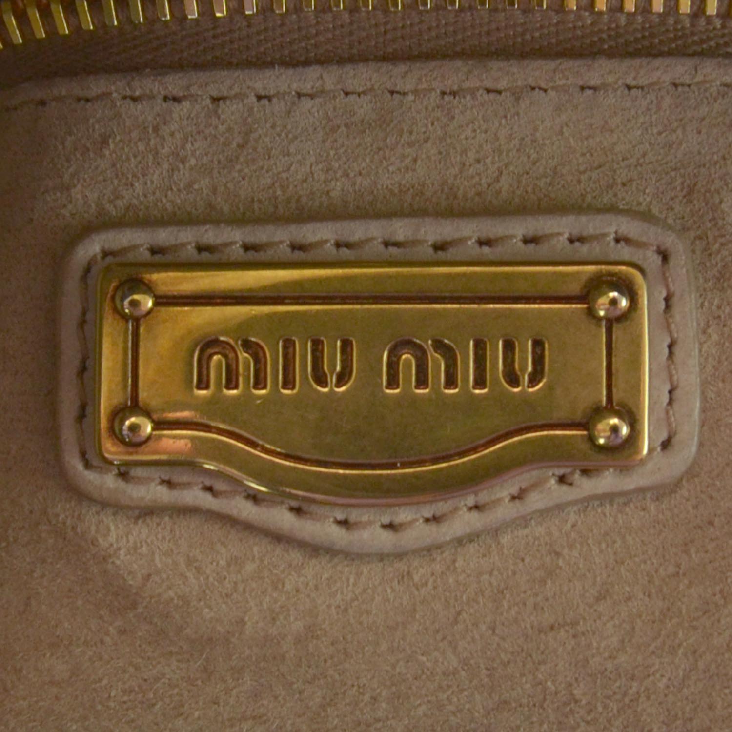 Miu Miu Leather Aviator Bag 4 of 6