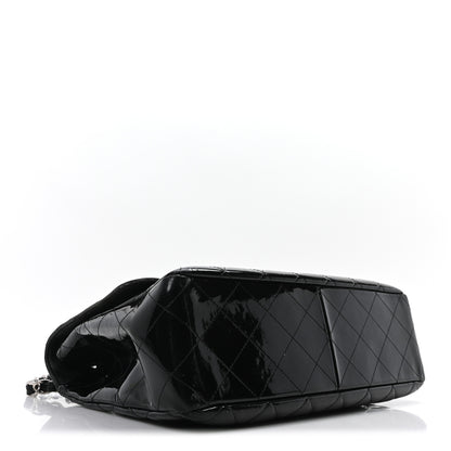 Chanel Patent Quilted Jumbo Single Flap Black 4 of 8
