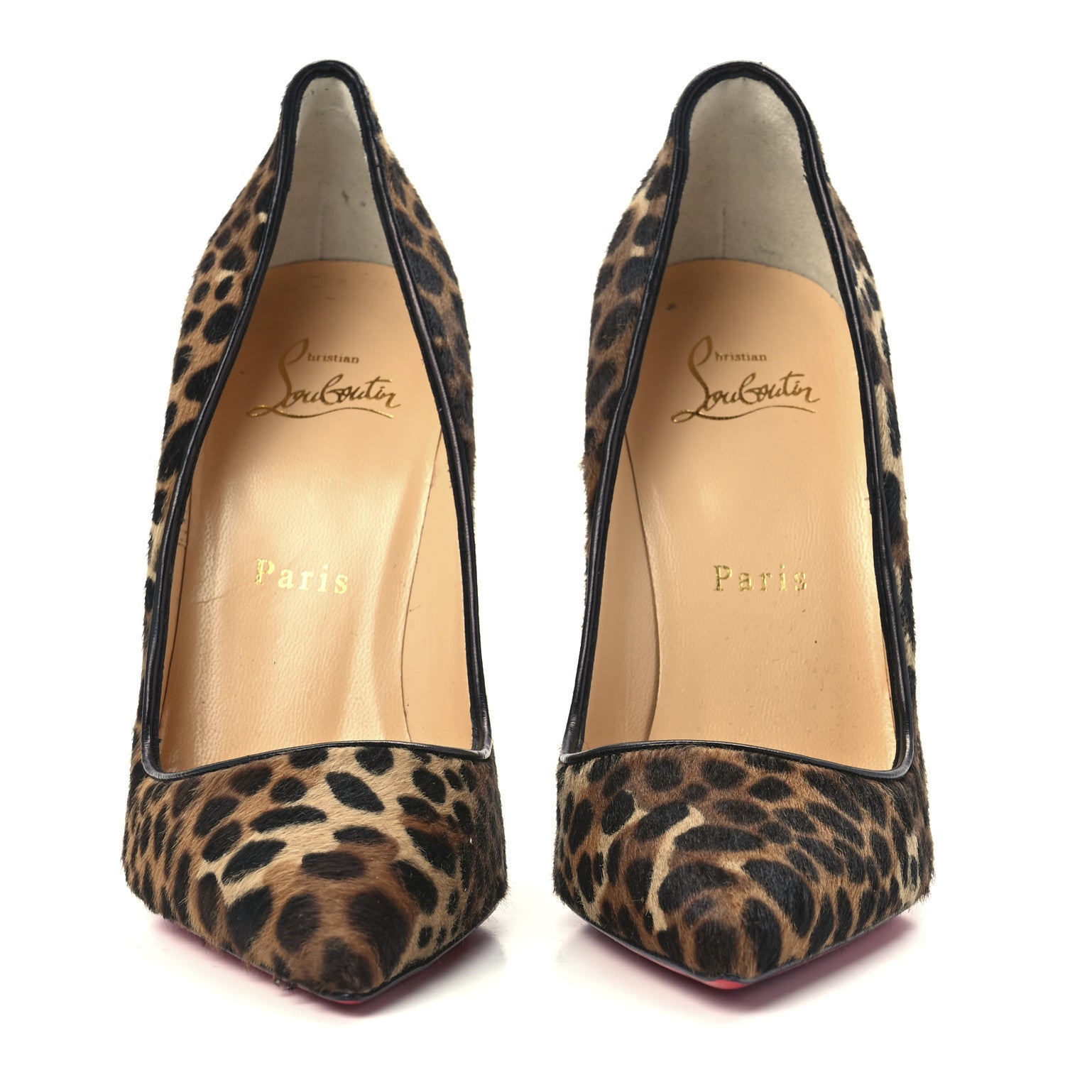 Christian Louboutin Jaguar Pony Hair So Kate 120 Pumps 37 Brown 2 of 7