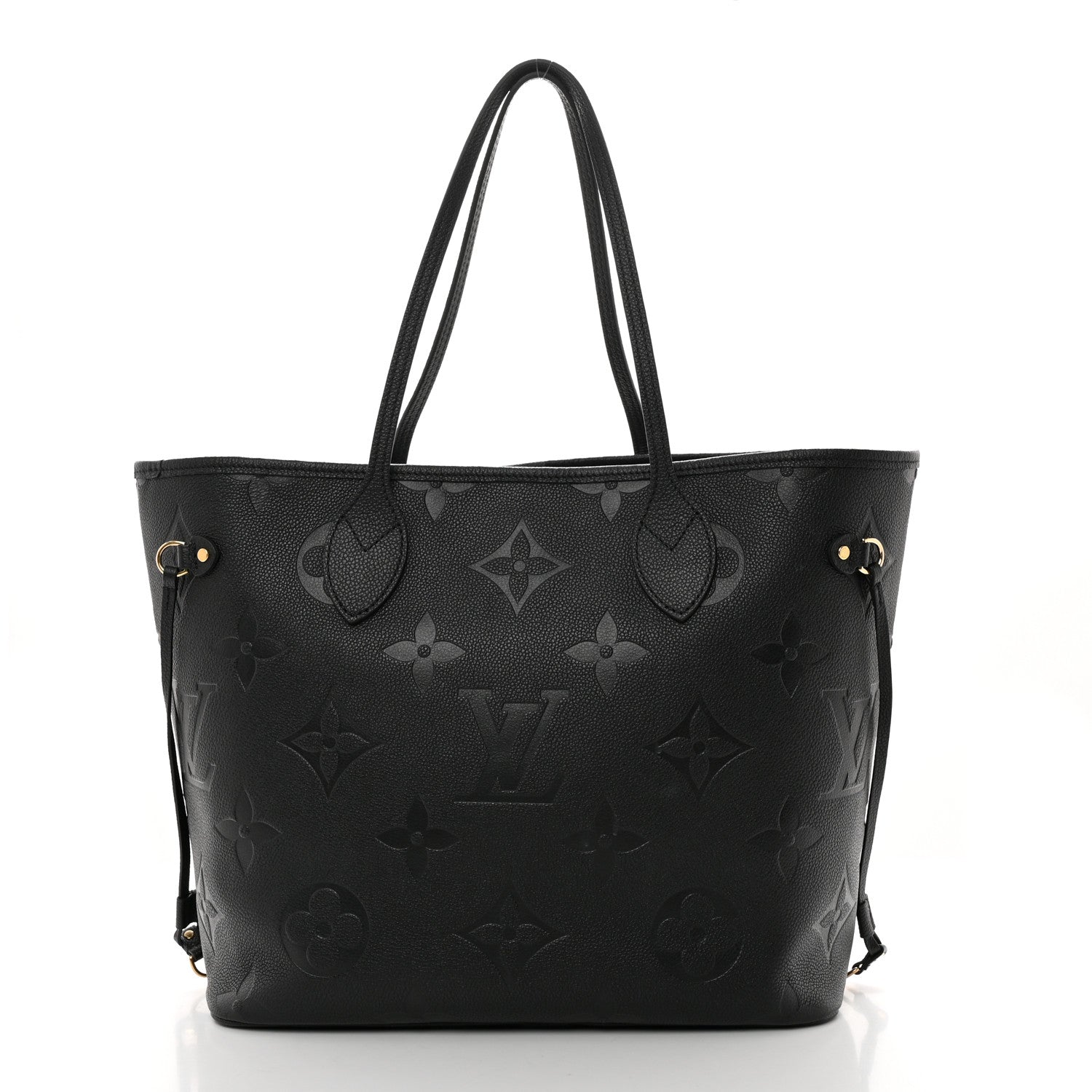 Louis Vuitton Empreinte Monogram Giant Neverfull MM Black 2 of 10
