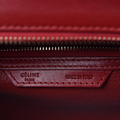 Celine Palmelato Mini Luggage Red 6 of 9