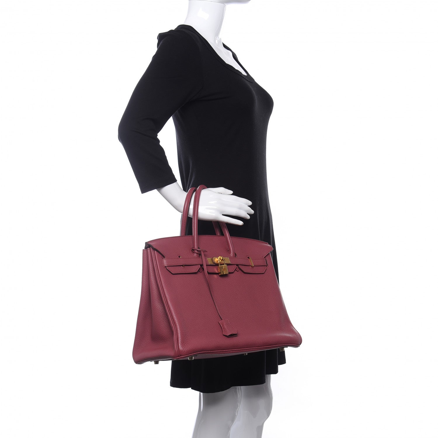 Hermes Togo Birkin 35 Bois de Rose 2 of 10