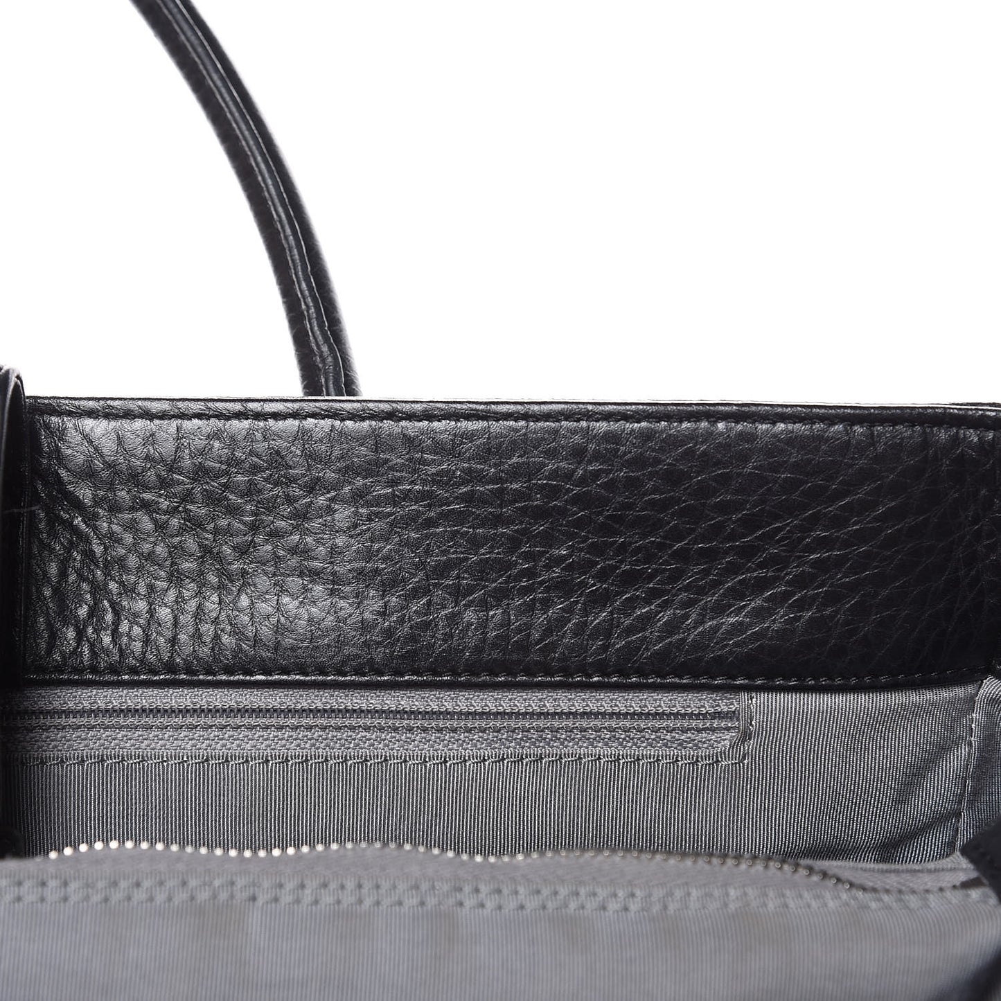 Calfskin XL Cerf Executive Shopper Tote Black