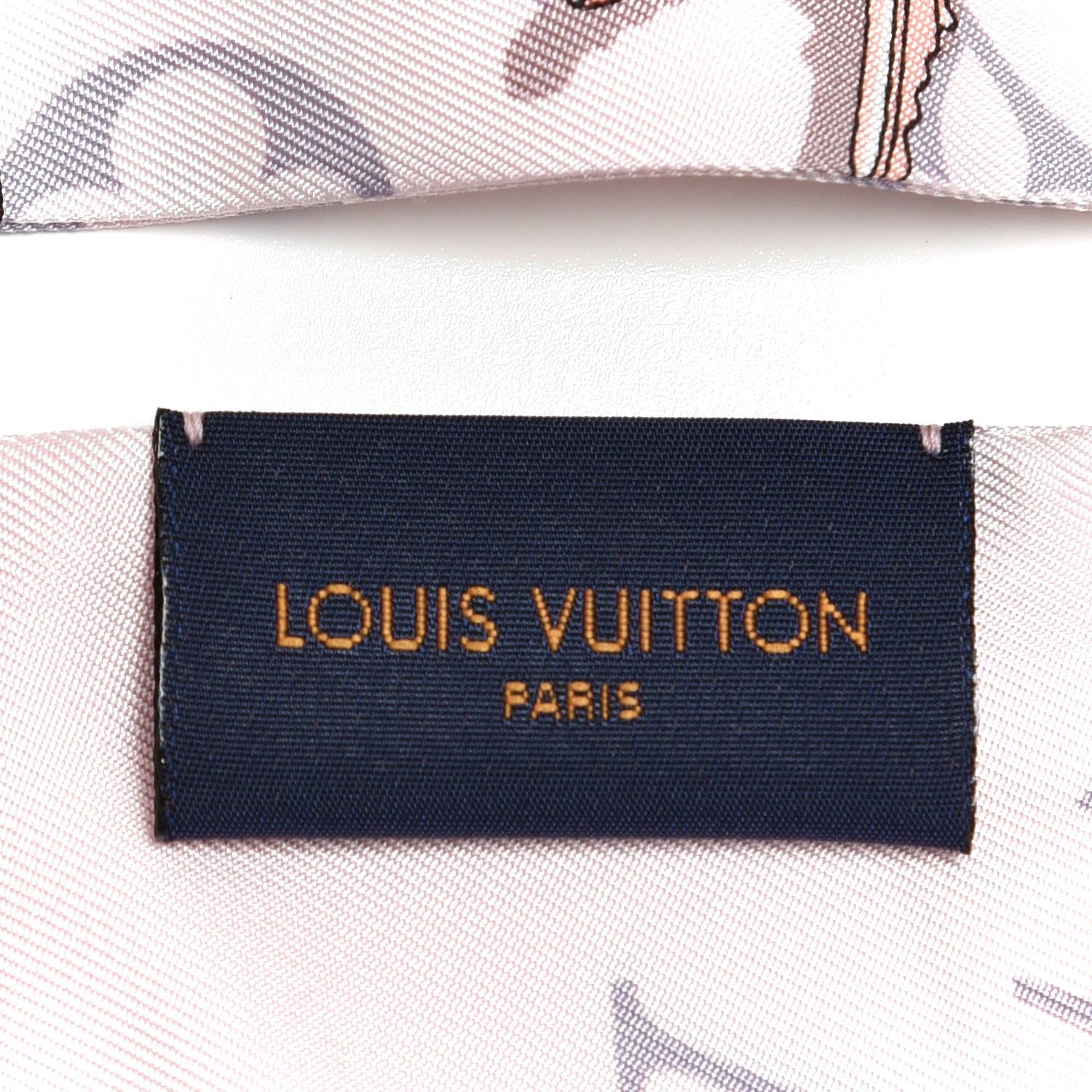 Louis Vuitton Silk Monogram Confidential Bandeau Light Pink 4 of 4