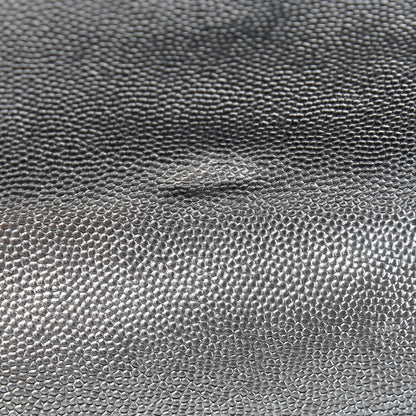 Saint Laurent Metallic Grain De Poudre Matelasse Chevron Medium Monogram Satchel Silver 9 of 10
