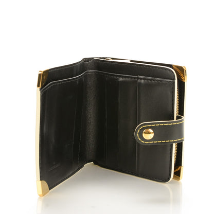 Louis Vuitton Suhali Compact Zipped Wallet Black 5 of 8