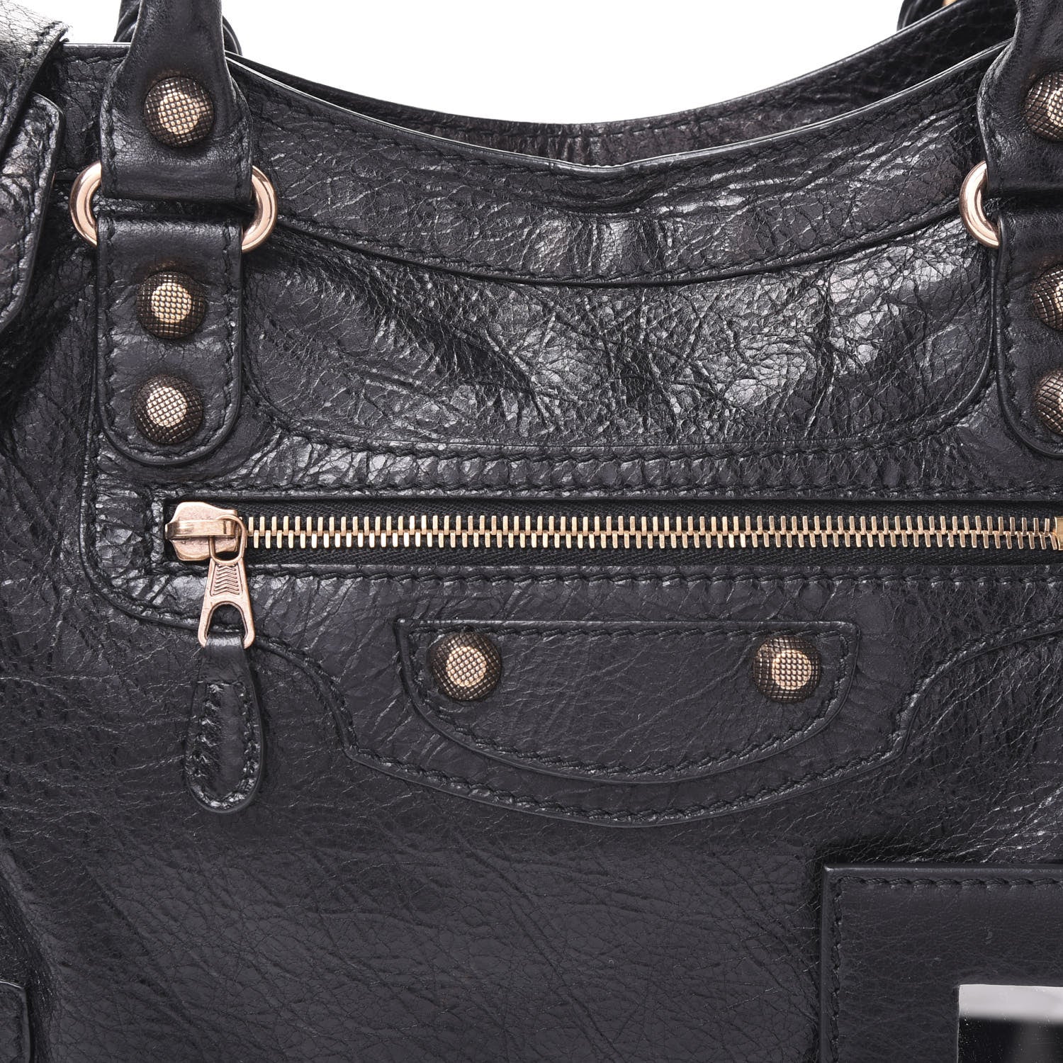 Balenciaga Agneau Giant 12 Rose Gold Hardware City Black 6 of 8
