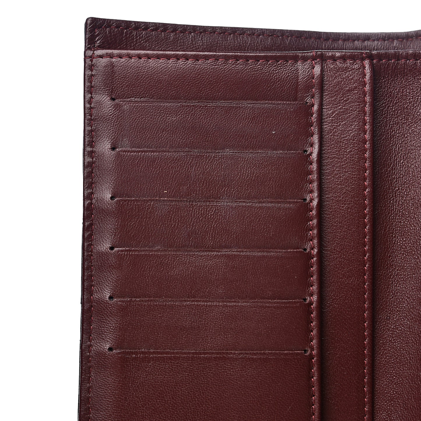 Lambskin Quilted Large Flap Wallet Black