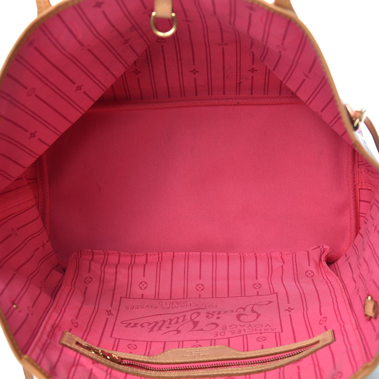 Louis Vuitton Monogram Roses Neverfull MM 5 of 14