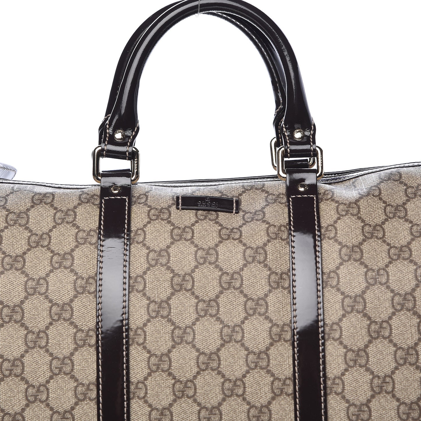 GG Plus Monogram Medium Joy Boston Dark Brown
