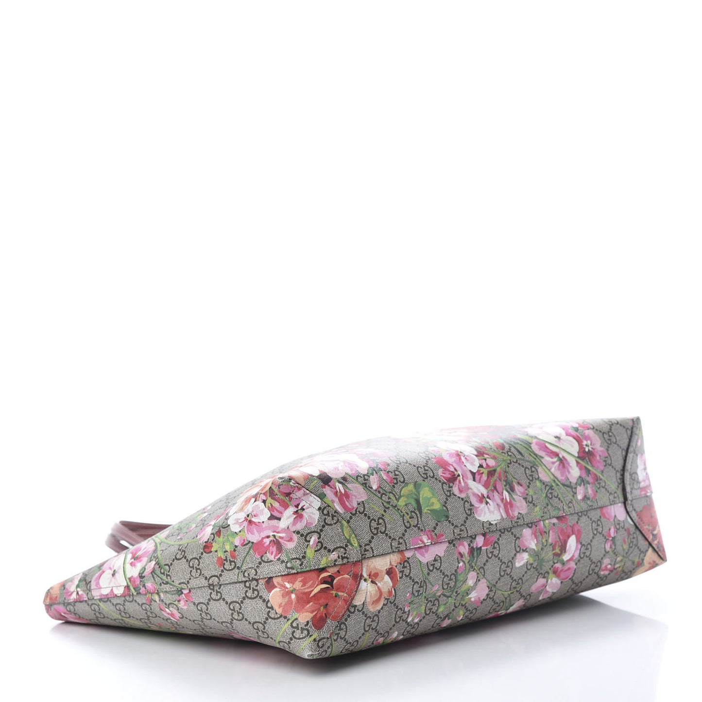 GG Supreme Monogram Blooms Medium Reversible Tote Beige Multicolor Dry Rose