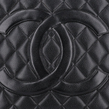 Chanel Caviar Quilted Medallion Tote Black 8 of 10