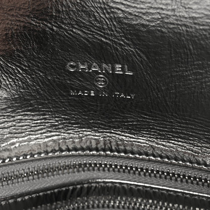 Chanel Metallic Crumpled Calfskin Small 31 Pouch Silver 6 of 7