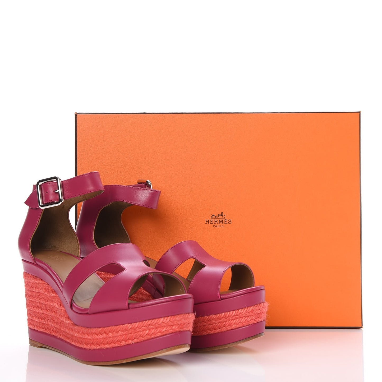 Calfskin Ilana Espadrille Wedge Sandals 38