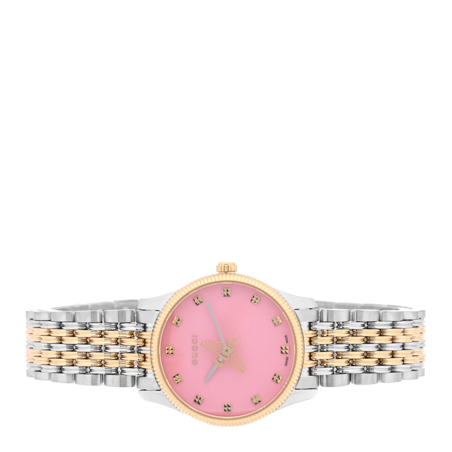 Stainless Steel 29mm G-Timeless Bee Quartz Watch Pink