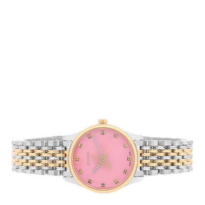 Gucci Stainless Steel 29mm G-Timeless Bee Quartz Watch Pink 2 of 5